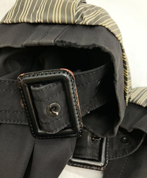 BURBERRY BLACK LABEL（バーバリーブラックレーベル）BURBERRY BLACK LABEL (バーバリーブラックレーベル) トレンチコート ブラック サイズ:Lの古着・服飾アイテム