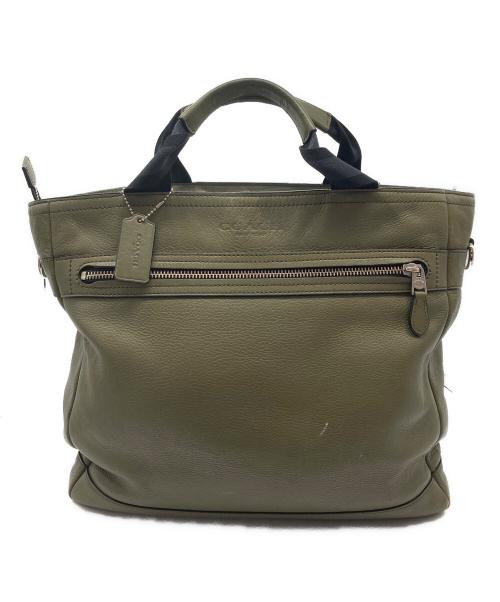 COACH（コーチ）COACH (コーチ) レザーバッグ グリーン サイズ:-の古着・服飾アイテム