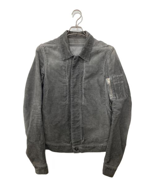 DRKSHDW（ダークシャドウ）DRKSHDW (ダークシャドウ) コーデュロイジャケット グレー サイズ:SIZE Sの古着・服飾アイテム