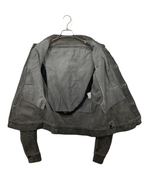 DRKSHDW（ダークシャドウ）DRKSHDW (ダークシャドウ) コーデュロイジャケット グレー サイズ:SIZE Sの古着・服飾アイテム