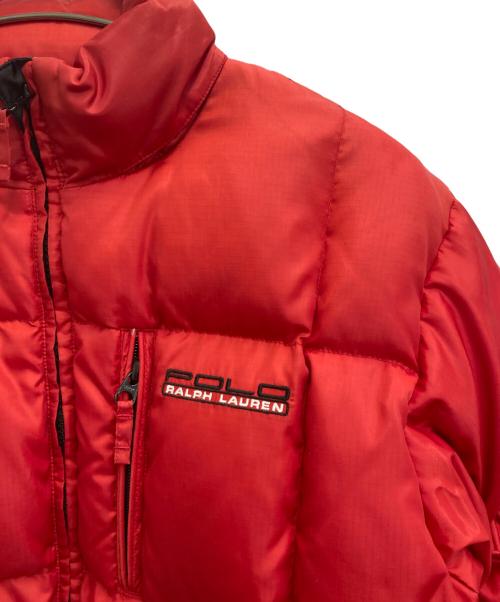 POLO RALPH LAUREN（ポロ・ラルフローレン）POLO RALPH LAUREN (ポロ・ラルフローレン) ダウンジャケット レッド サイズ:XLの古着・服飾アイテム