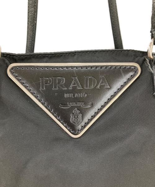 PRADA（プラダ）PRADA (プラダ) ナイロントートバッグ ブラックの古着・服飾アイテム