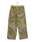LE GLAZIK (ル グラジック) アフリカンバティックプリント イージー パンツ イエロー サイズ:36：5000円