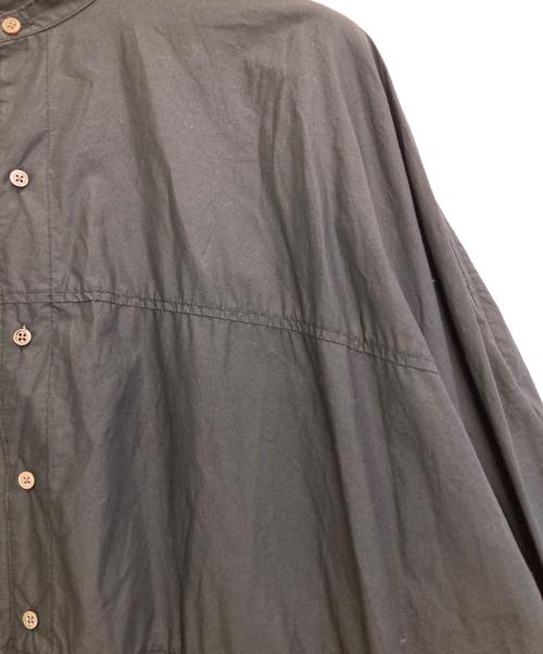 manon（マノン）MANON (マノン) TYPE WRITER DOLMAN SHT COAT ブラックの古着・服飾アイテム