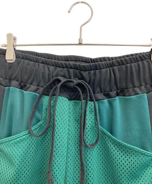 CATALIST（カタリスト）CATALIST (カタリスト) Vegan Leather Side Snap Pants ブラック×グリーン サイズ:2の古着・服飾アイテム