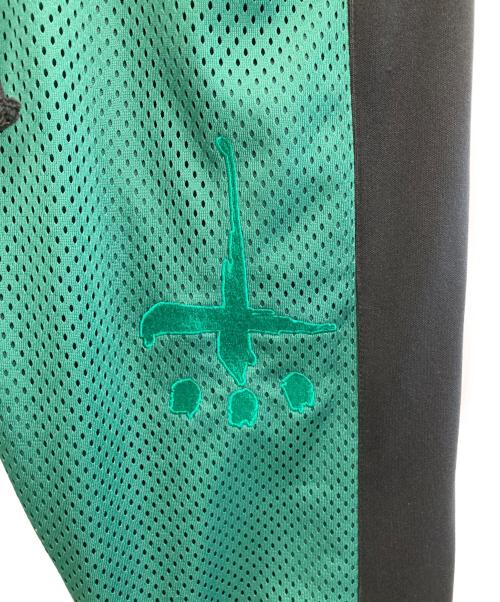 CATALIST（カタリスト）CATALIST (カタリスト) Vegan Leather Side Snap Pants ブラック×グリーン サイズ:2の古着・服飾アイテム