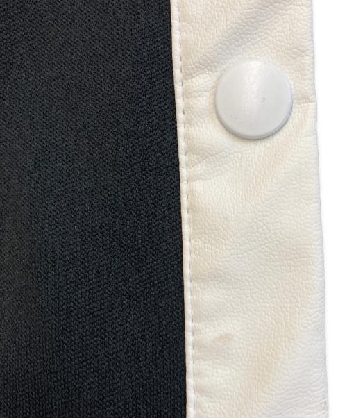 CATALIST（カタリスト）CATALIST (カタリスト) Vegan Leather Side Snap Pants ブラック×グリーン サイズ:2の古着・服飾アイテム