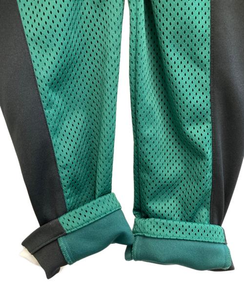 CATALIST（カタリスト）CATALIST (カタリスト) Vegan Leather Side Snap Pants ブラック×グリーン サイズ:2の古着・服飾アイテム