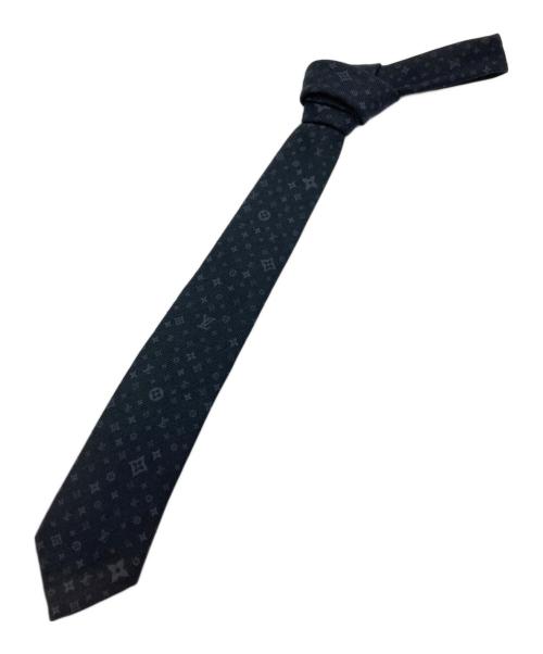 LOUIS VUITTON（ルイ ヴィトン）LOUIS VUITTON (ルイ ヴィトン) モノグラムスターズ ネクタイ ブラック サイズ:148×7の古着・服飾アイテム