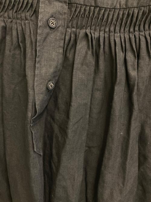 SCYE（サイ）SCYE (サイ) リネンキャンブリックタックブラウス ブラック サイズ:38の古着・服飾アイテム