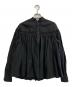 SCYE（サイ）の古着「リネンキャンブリックタックブラウス」｜ブラック