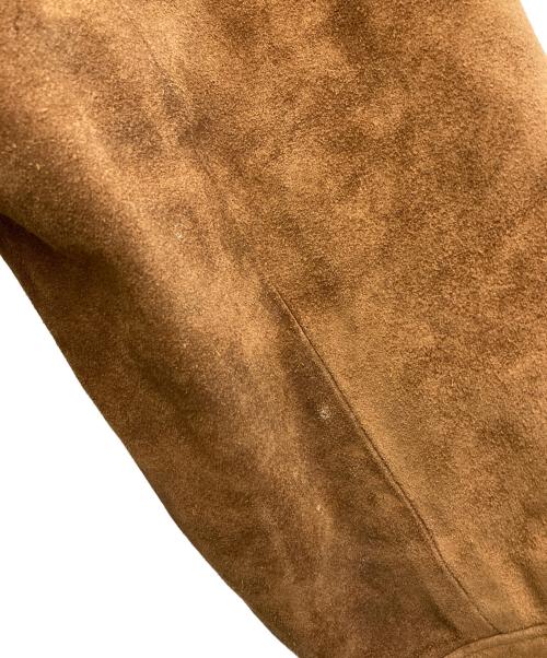 POLO RALPH LAUREN（ポロ・ラルフローレン）POLO RALPH LAUREN (ポロ・ラルフローレン) スウェードレザージャケット ブラウン サイズ:XXLの古着・服飾アイテム