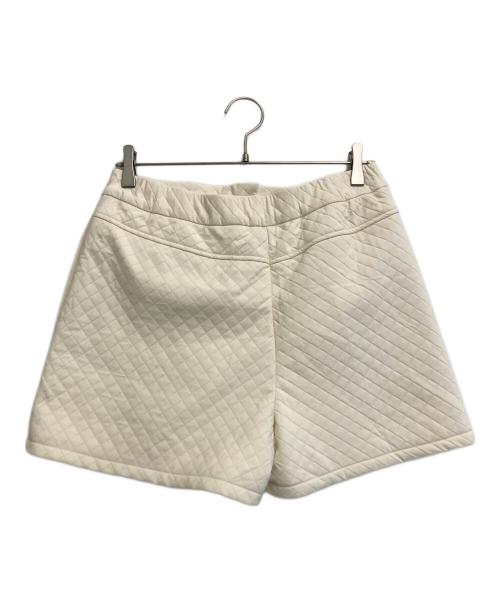 HER LIP TO（ハーリップトゥ）Her lip to (ハーリップトゥ) Quilted Flare Bell Shorts アイボリー サイズ:Mの古着・服飾アイテム