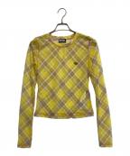 DIESELディーゼル）の古着「チェックセカンドスキン」｜イエロー