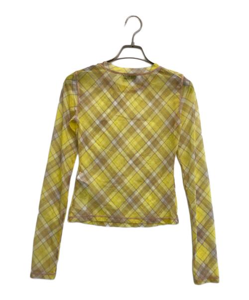 DIESEL（ディーゼル）DIESEL (ディーゼル) チェックセカンドスキン イエロー サイズ:-の古着・服飾アイテム