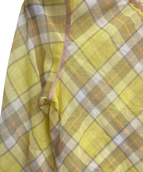 DIESEL（ディーゼル）DIESEL (ディーゼル) チェックセカンドスキン イエロー サイズ:-の古着・服飾アイテム