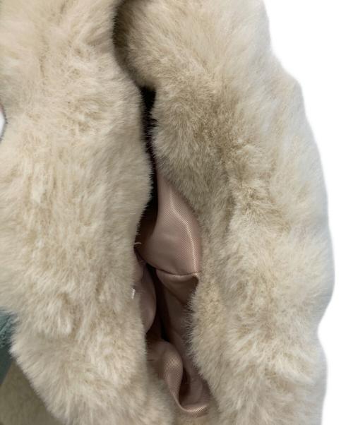 HER LIP TO（ハーリップトゥ）Her lip to (ハーリップトゥ) Winter Love Faux Fur Coat アイボリー サイズ:Mの古着・服飾アイテム