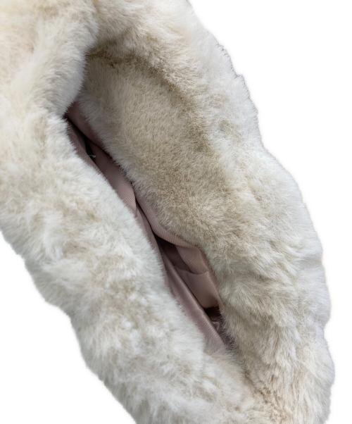 HER LIP TO（ハーリップトゥ）Her lip to (ハーリップトゥ) Winter Love Faux Fur Coat アイボリー サイズ:Mの古着・服飾アイテム