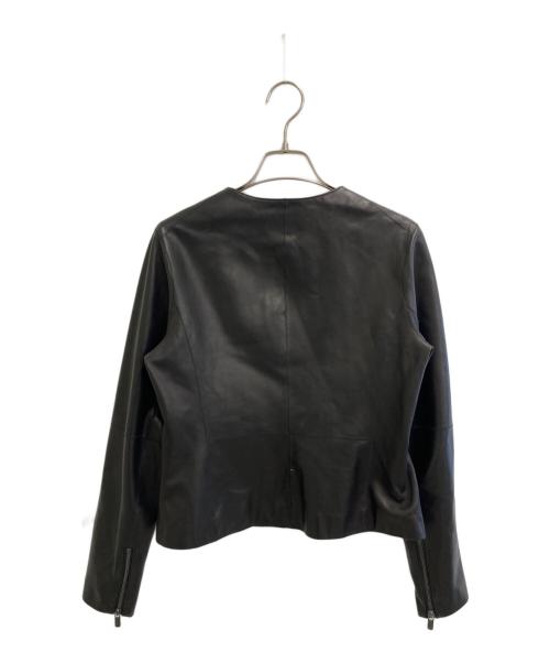 theory（セオリー）theory (セオリー) ラムレザージャケット ブラック サイズ:Sの古着・服飾アイテム