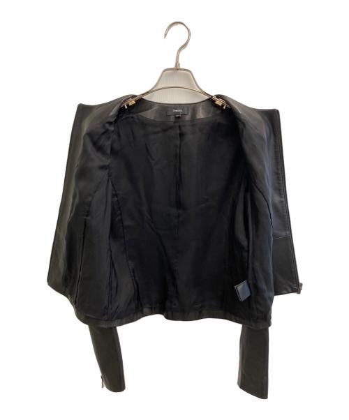 theory（セオリー）theory (セオリー) ラムレザージャケット ブラック サイズ:Sの古着・服飾アイテム