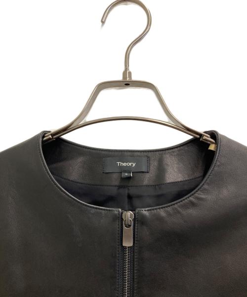 theory（セオリー）theory (セオリー) ラムレザージャケット ブラック サイズ:Sの古着・服飾アイテム