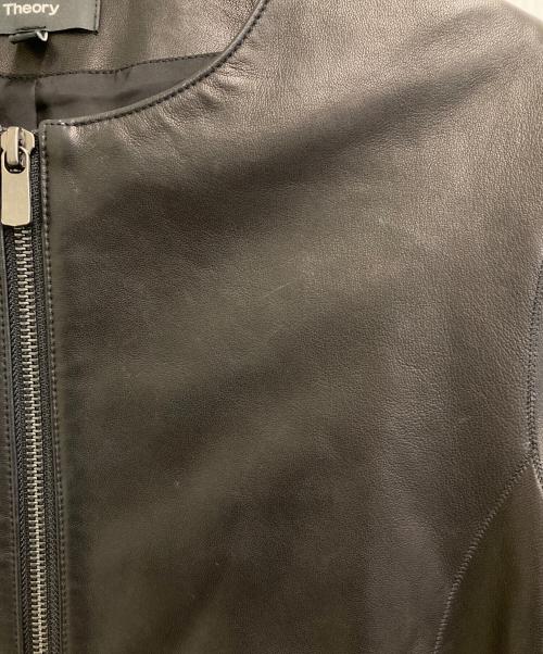 theory（セオリー）theory (セオリー) ラムレザージャケット ブラック サイズ:Sの古着・服飾アイテム
