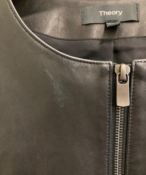 theory（セオリー）theory (セオリー) ラムレザージャケット ブラック サイズ:Sの古着・服飾アイテム