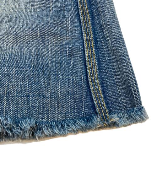 RALPH LAUREN RUGBY（ラルフローレンラグビー）RALPH LAUREN RUGBY (ラルフローレンラグビー) ダメージ加工デニムスカート インディゴ サイズ:SIZE W25の古着・服飾アイテム