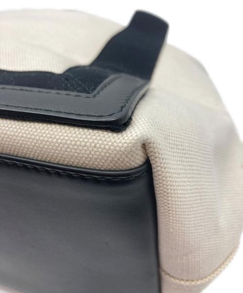 BALENCIAGA（バレンシアガ）BALENCIAGA (バレンシアガ) CABAS S ハンドバッグ ブラック×アイボリー サイズ:-の古着・服飾アイテム