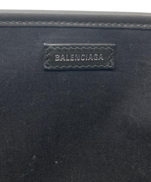 BALENCIAGA（バレンシアガ）BALENCIAGA (バレンシアガ) CABAS S ハンドバッグ ブラック×アイボリー サイズ:-の古着・服飾アイテム