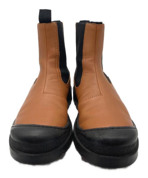 LOEWE（ロエベ）LOEWE (ロエベ) サイドゴアブーツ ブラウン サイズ:35の古着・服飾アイテム