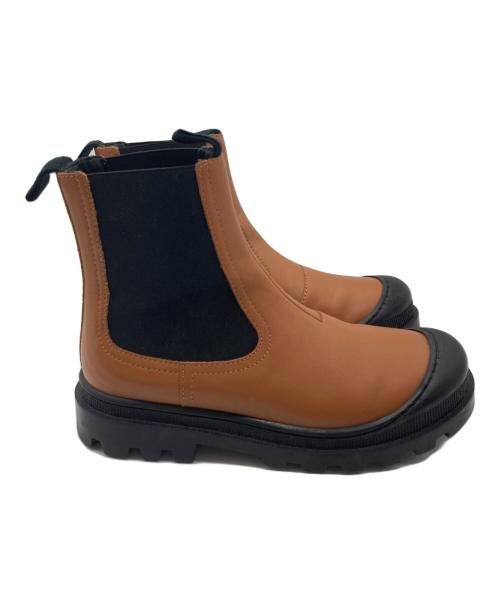 LOEWE（ロエベ）LOEWE (ロエベ) サイドゴアブーツ ブラウン サイズ:35の古着・服飾アイテム