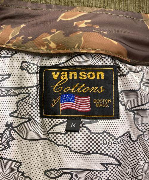 VANSON（バンソン）VANSON (バンソン) MA-1ジャケット オリーブ サイズ:Mの古着・服飾アイテム