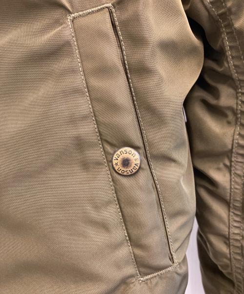 VANSON（バンソン）VANSON (バンソン) MA-1ジャケット オリーブ サイズ:Mの古着・服飾アイテム