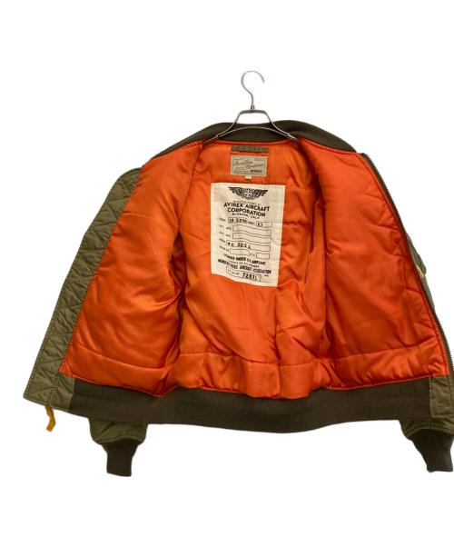 AVIREX（アヴィレックス）AVIREX (アヴィレックス) ACC PATCHED MA-1 オリーブ サイズ:Ｌの古着・服飾アイテム