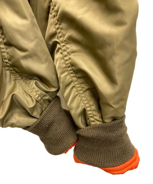 AVIREX（アヴィレックス）AVIREX (アヴィレックス) ACC PATCHED MA-1 オリーブ サイズ:Ｌの古着・服飾アイテム