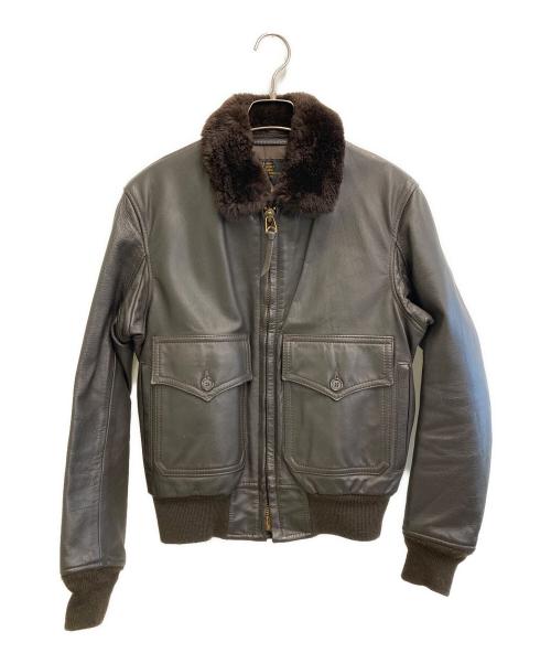 FLIGHT SUITS LTD（フライト スーツ エルティーディー）FLIGHT SUITS LTD (フライト スーツ エルティーディー) U'S NAVY type G-1フライトジャケット ブラウン サイズ:36の古着・服飾アイテム