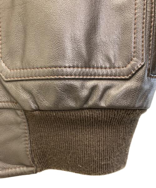 FLIGHT SUITS LTD（フライト スーツ エルティーディー）FLIGHT SUITS LTD (フライト スーツ エルティーディー) U'S NAVY type G-1フライトジャケット ブラウン サイズ:36の古着・服飾アイテム