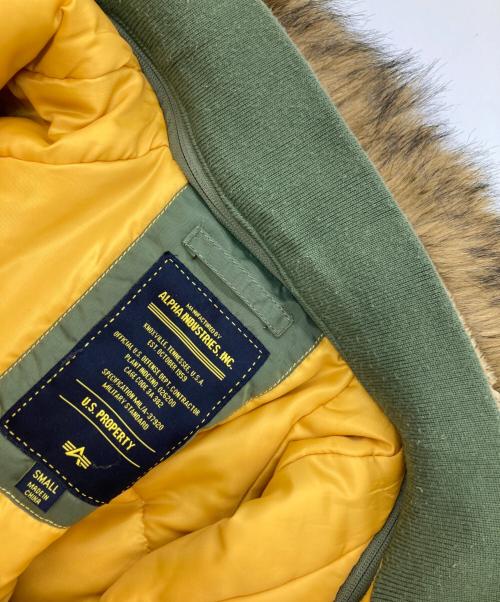 ALPHA（アルファ）ALPHA (アルファ) N-3B/INCLEMENT オリーブ サイズ:Sの古着・服飾アイテム