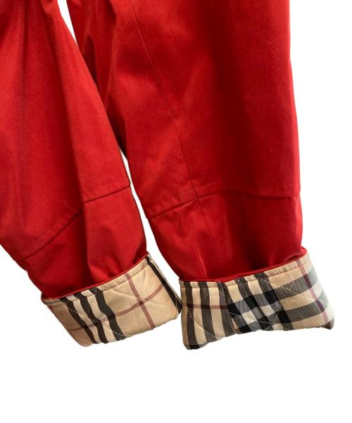 BURBERRY（バーバリー）BURBERRY (バーバリー) パデットコート レッド サイズ:Mの古着・服飾アイテム