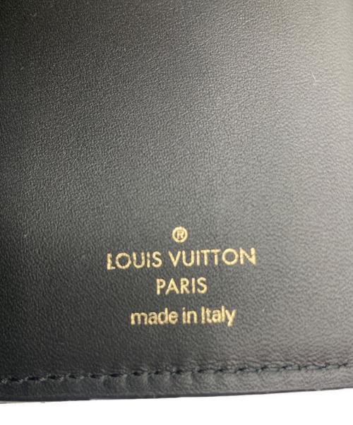 LOUIS VUITTON（ルイ ヴィトン）LOUIS VUITTON (ルイ ヴィトン) ニューウェーブ コンパクト ジップウォレット ブラックの古着・服飾アイテム