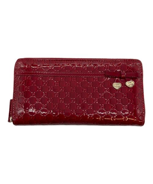 GUCCI（グッチ）GUCCI (グッチ) 長財布 レッド サイズ:-の古着・服飾アイテム