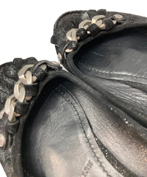 LOUIS VUITTON（ルイ ヴィトン）LOUIS VUITTON (ルイ ヴィトン) フラットパンプス ブラック サイズ:36の古着・服飾アイテム