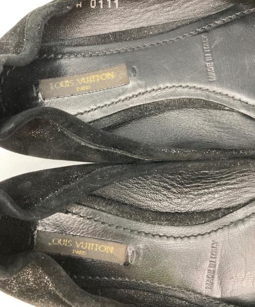 LOUIS VUITTON（ルイ ヴィトン）LOUIS VUITTON (ルイ ヴィトン) フラットパンプス ブラック サイズ:36の古着・服飾アイテム