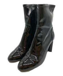 LOUIS VUITTON（ルイ ヴィトン）の古着「シルエットラインアンクルブーツ」｜ブラック