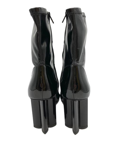 LOUIS VUITTON（ルイ ヴィトン）LOUIS VUITTON (ルイ ヴィトン) シルエットラインアンクルブーツ ブラック サイズ:36 1/2の古着・服飾アイテム
