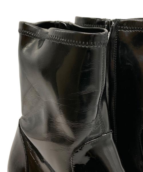 LOUIS VUITTON（ルイ ヴィトン）LOUIS VUITTON (ルイ ヴィトン) シルエットラインアンクルブーツ ブラック サイズ:36 1/2の古着・服飾アイテム