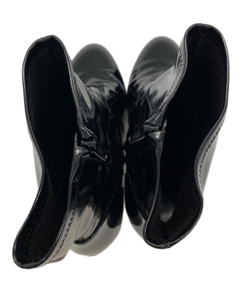 LOUIS VUITTON（ルイ ヴィトン）LOUIS VUITTON (ルイ ヴィトン) シルエットラインアンクルブーツ ブラック サイズ:36 1/2の古着・服飾アイテム