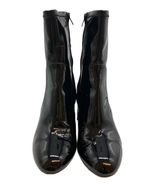 LOUIS VUITTON（ルイ ヴィトン）LOUIS VUITTON (ルイ ヴィトン) シルエットラインアンクルブーツ ブラック サイズ:36 1/2の古着・服飾アイテム