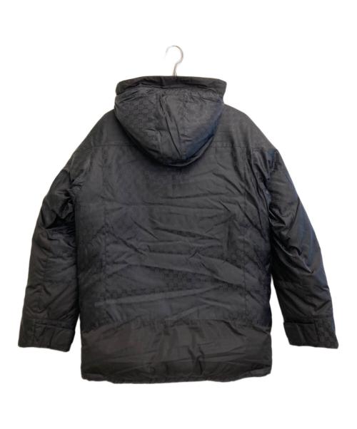 GUCCI（グッチ）GUCCI (グッチ) GGジャガードダウンジャケット ブラック サイズ:48の古着・服飾アイテム